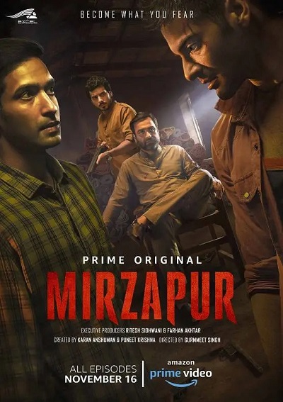 Mirzapur Season 1 (2018) Hindi Web Series 1080p WEB-HDRip [EP 1 to 9]